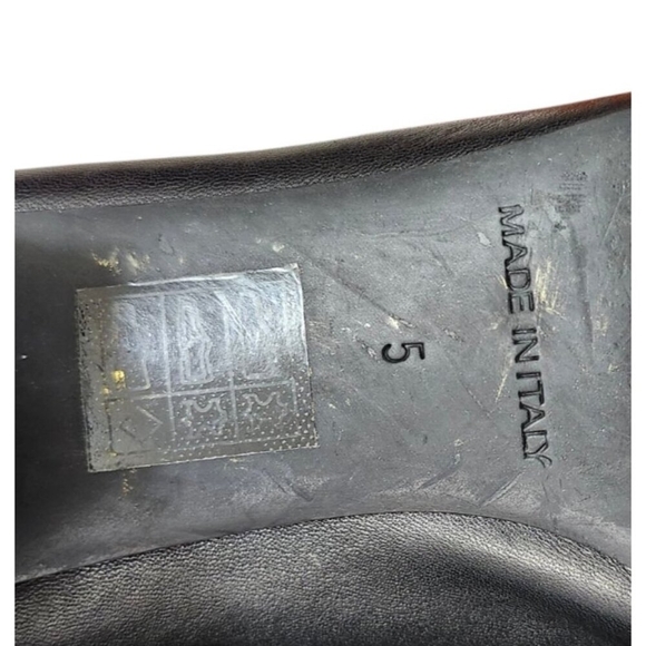 EVERLANE WOMENS SHOES Size  5 Black ALL LEATHER MADE IN ITALY - Picture 9 of 11